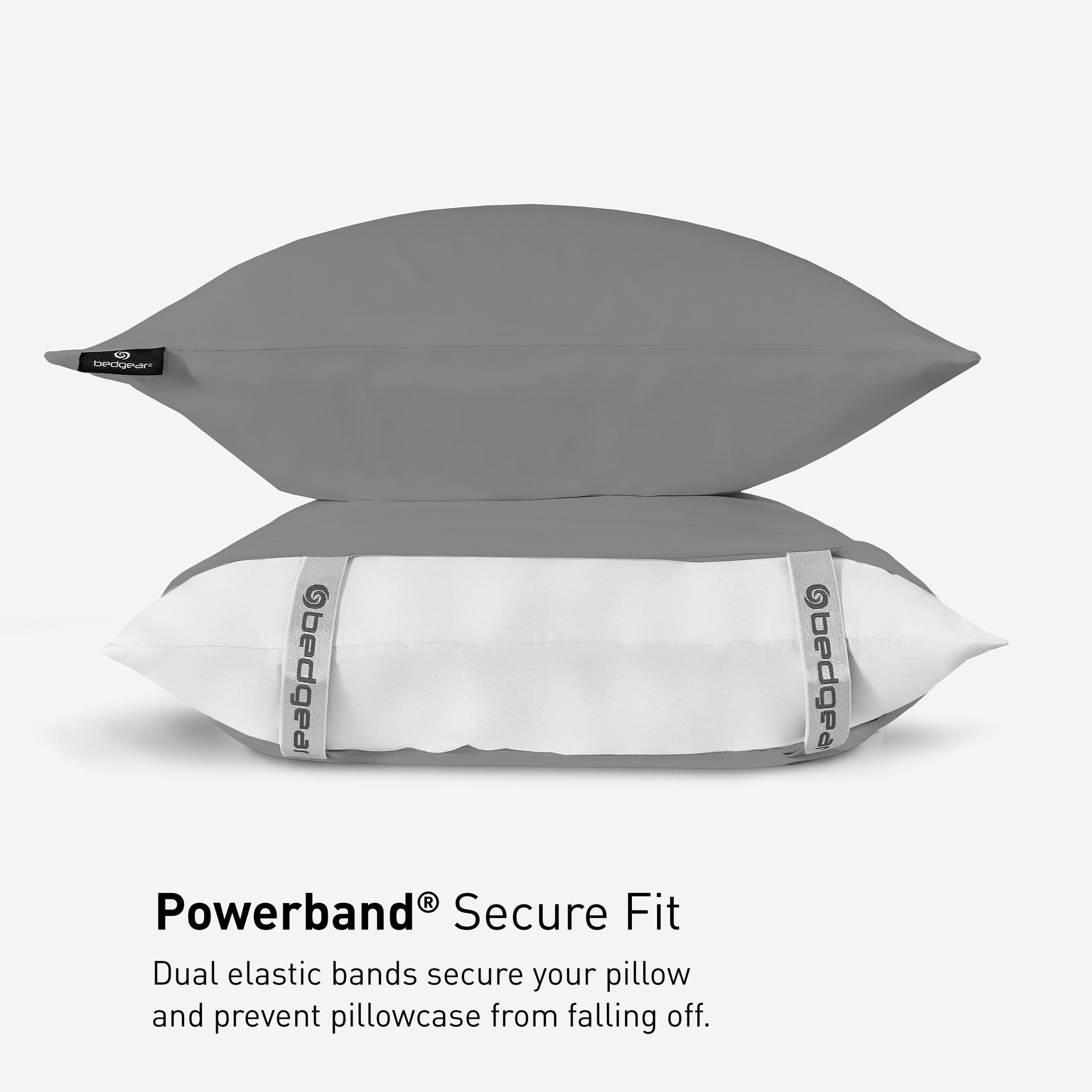 BEDGEAR Dri-Tec Performance® Sheet Set | 06-Grey-LuxePowerband-Pillowcase.jpg