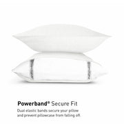 BEDGEAR Hyper-Wool Flannel Performance® Sheet Set | 06-White-LuxePowerband-Pillowcase_63e0673c-1eee-4afb-9902-ac4161b0e076.jpg