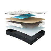 Shadow Extra Firm Mattress layers | Lumbar Zone Technology, cooling memory foam, and responsive transition foam