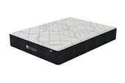 Angled view of Shadow Firm Mattress by Eclipse | Pressure-relieving foam and responsive transition memory foam