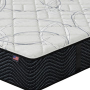 Close-up of Shadow Firm Mattress corner | Breathable cover and supportive innerspring coils