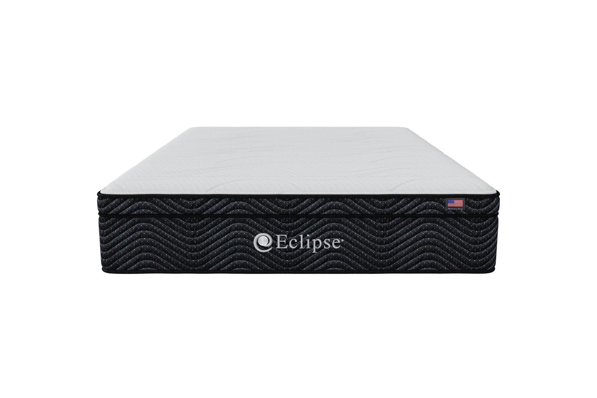 Front view of Ciara Euro Top Mattress by Eclipse | Cool-to-the-touch cover and lumbar zone support