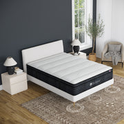 Ciara Euro Top Mattress by Eclipse in bedroom | Innerspring design with memory foam and LifEdge® foam encasement
