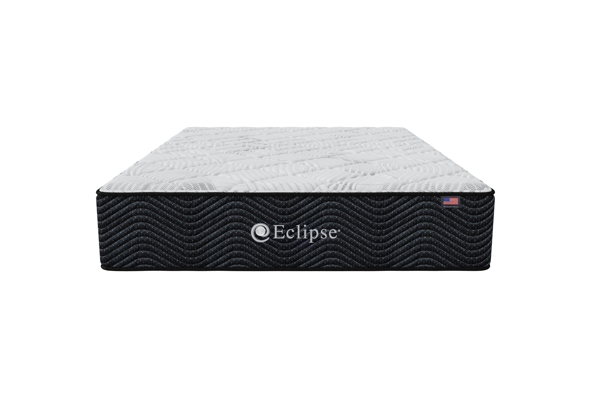 Front view of Umbra Firm Mattress by Eclipse | Cooling cover and lumbar support