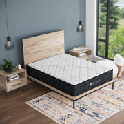 Umbra Firm Mattress by Eclipse in bedroom | Hybrid design with memory foam and encased coils