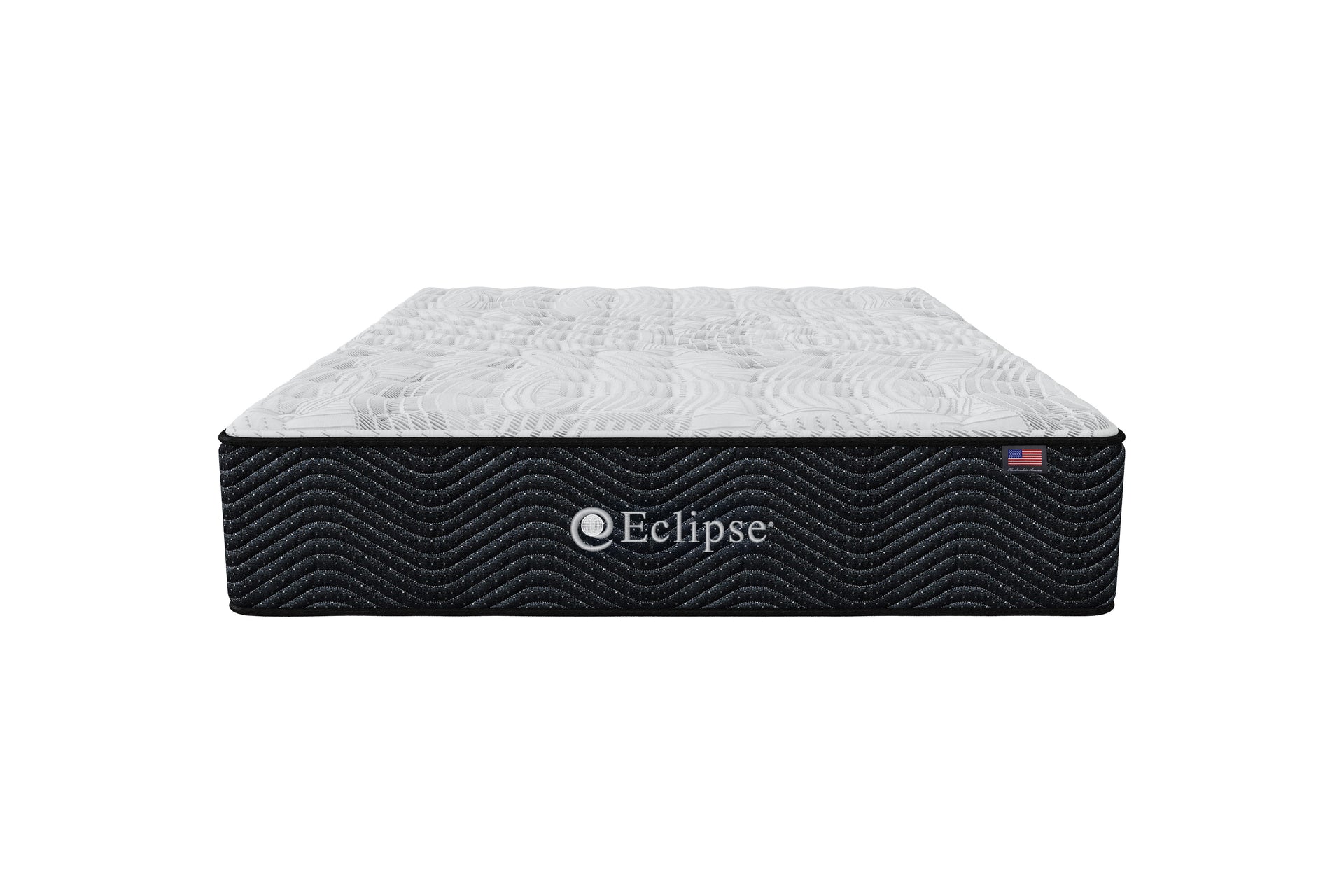 Front view of Umbra Medium Mattress by Eclipse | Cooling cover and lumbar support