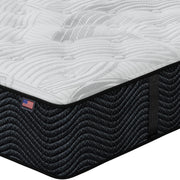 Close-up of Umbra Medium Soft Mattress corner | Cool-to-the-touch cover and foam-encased support