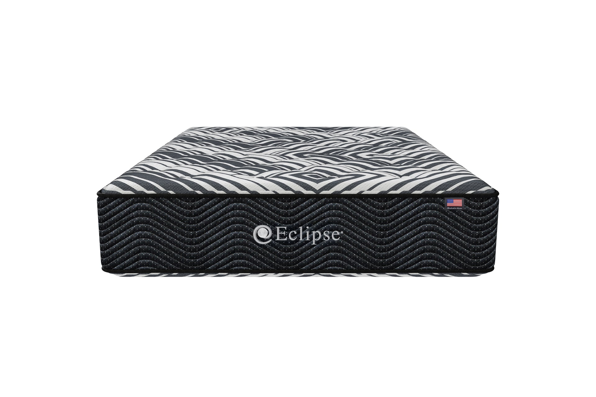 Front view of Phoenix Two-Sided Firm Mattress by Eclipse | Encased coil and foam support