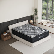 Phoenix Two-Sided Firm Mattress by Eclipse in bedroom | Flippable design with lumbar support