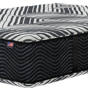 Close-up of Phoenix Two-Sided Euro Top Mattress corner | Cool-to-the-touch cover and foam-encased support