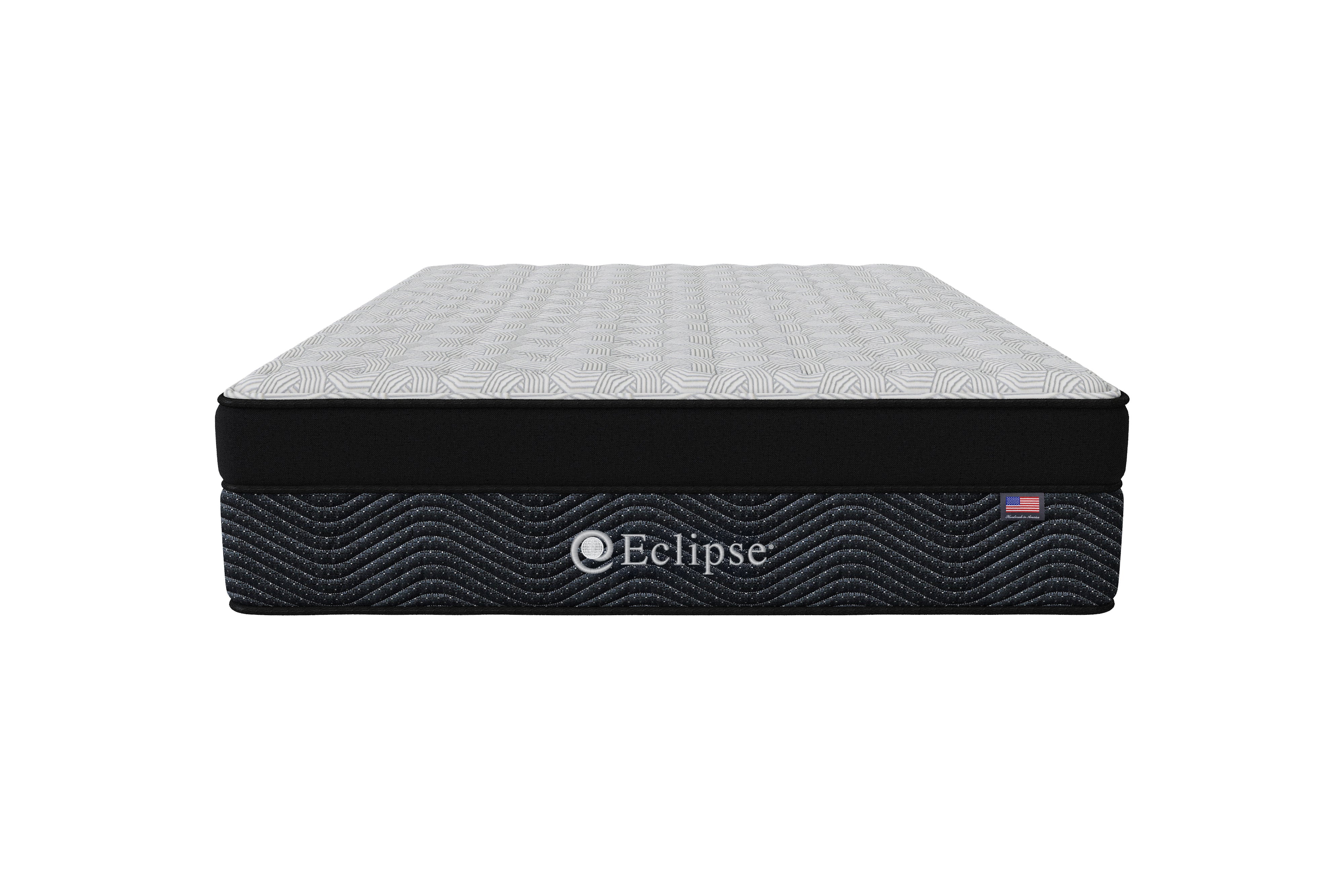 Front view of Asteria Medium Euro Top Mattress by Eclipse | Encased coils and HD foam support