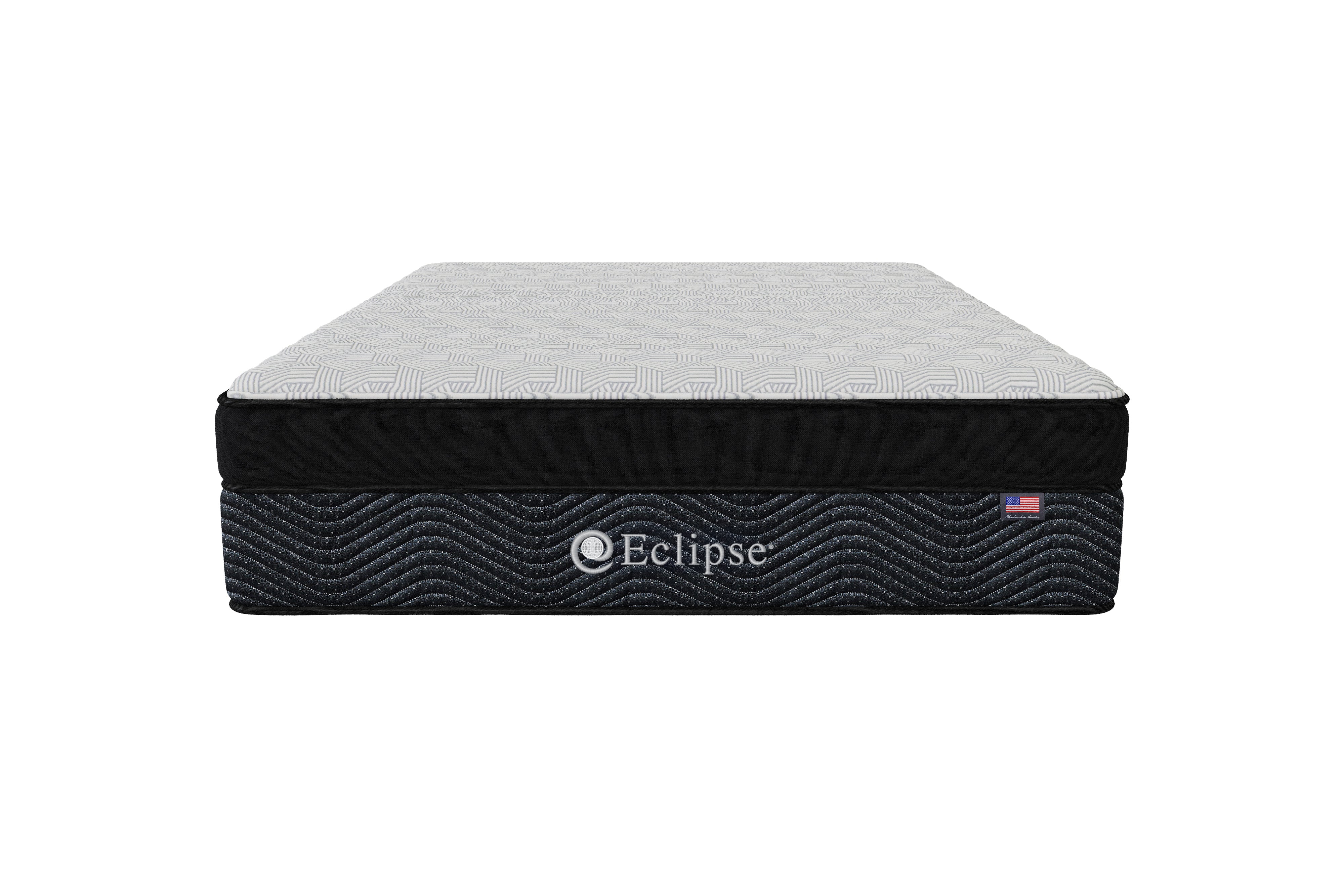 Front view of Asteria Euro Top Mattress by Eclipse | Encased coils and HD foam support