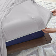BEDGEAR Hyper-Wool Flannel Performance® Sheet Set | Hyper-Wool_Sheet_LightGrey_powerband.jpg