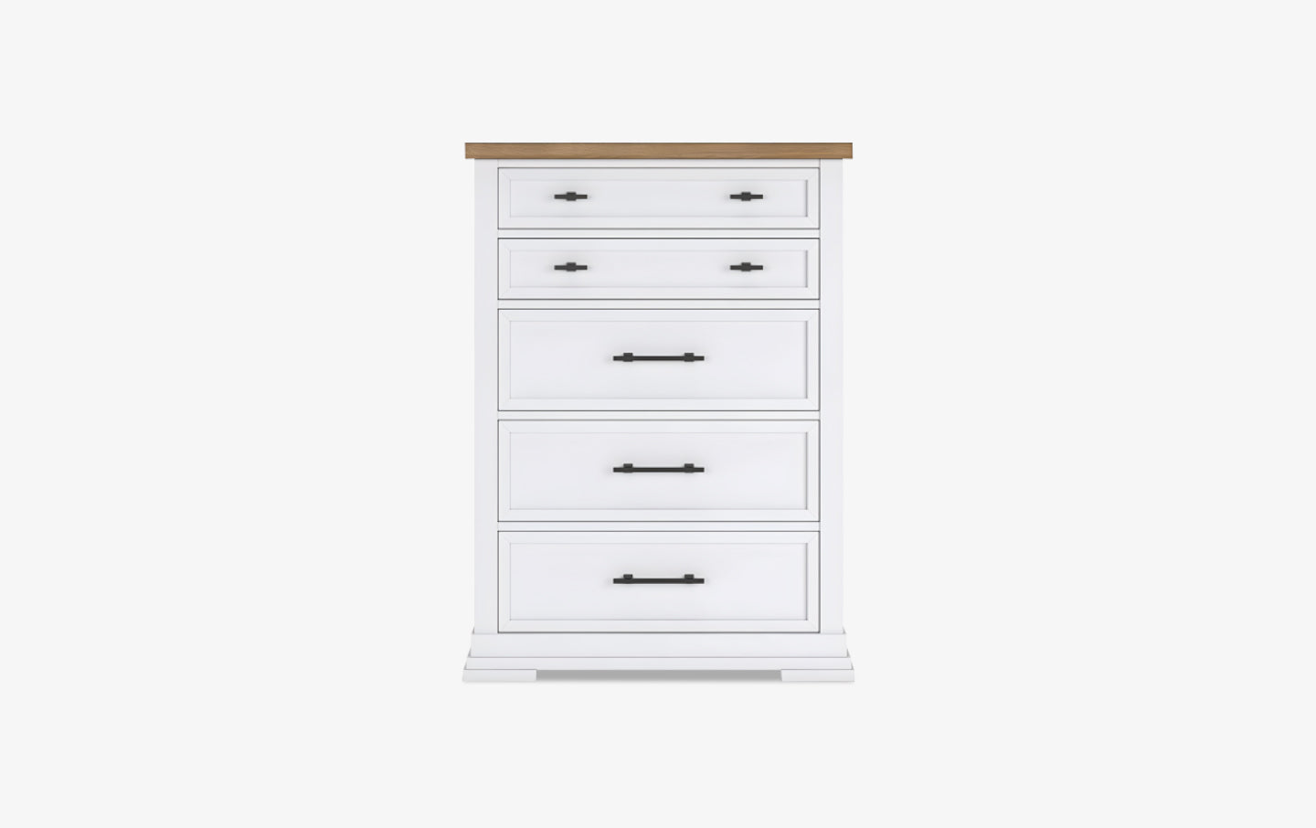 Ashbryn Storage Bedroom Set with Mirrored Dresser, Chest and Nightstand