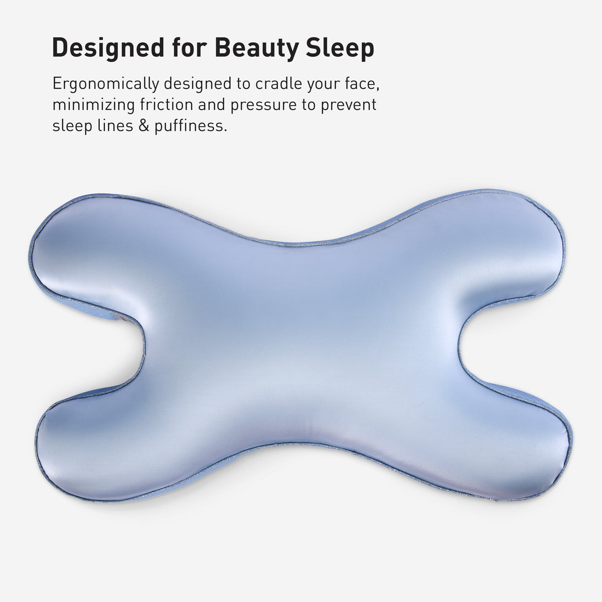 BEDGEAR Beauty Pillow ergonomic shape