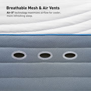 BEDGEAR H6 breathable mesh side panel and air vents