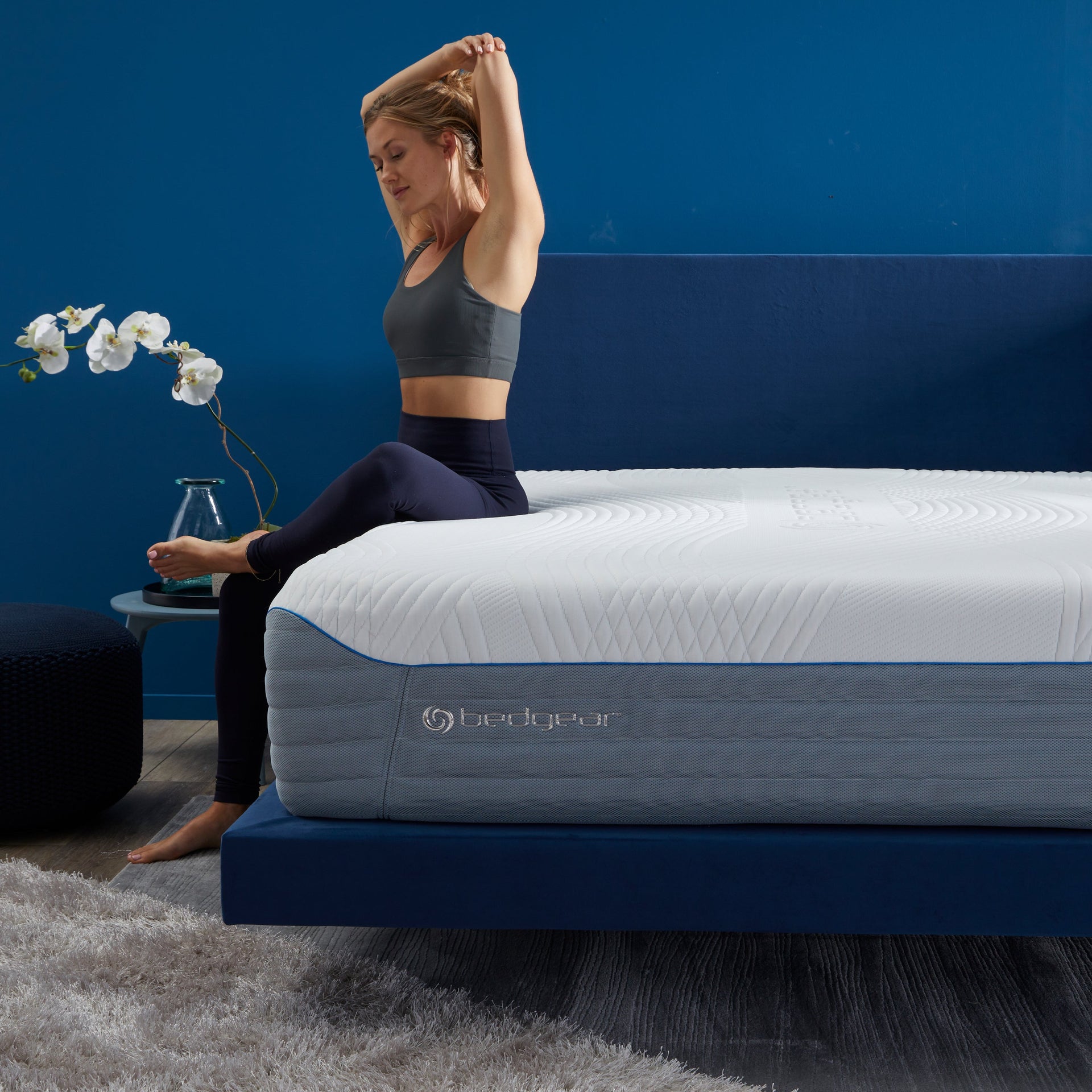 BEDGEAR H6 mattress in a bedroom setting