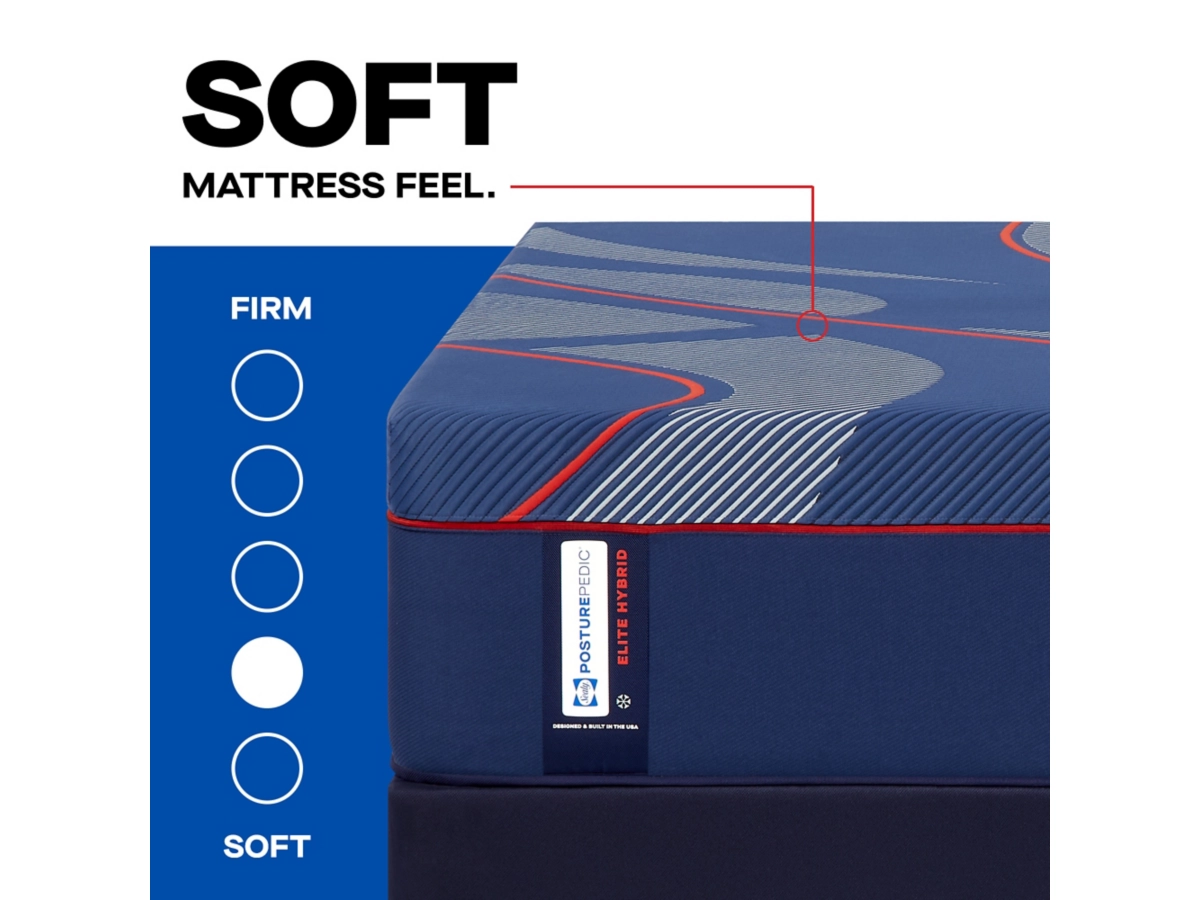 Posturepedic® Elite Brenham II Hybrid Soft Mattress by Sealy
