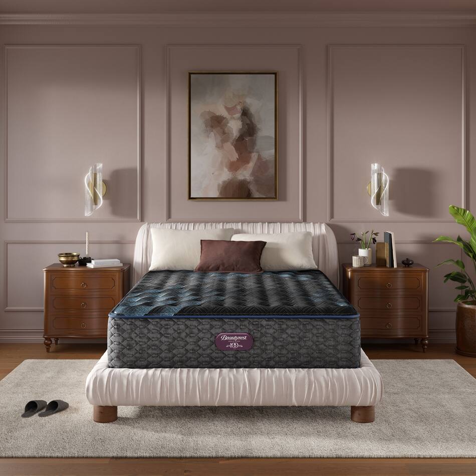 Front view of Worldclass Medium Apex Mattress by Beautyrest | Hybrid design with memory foam and pocketed coil support