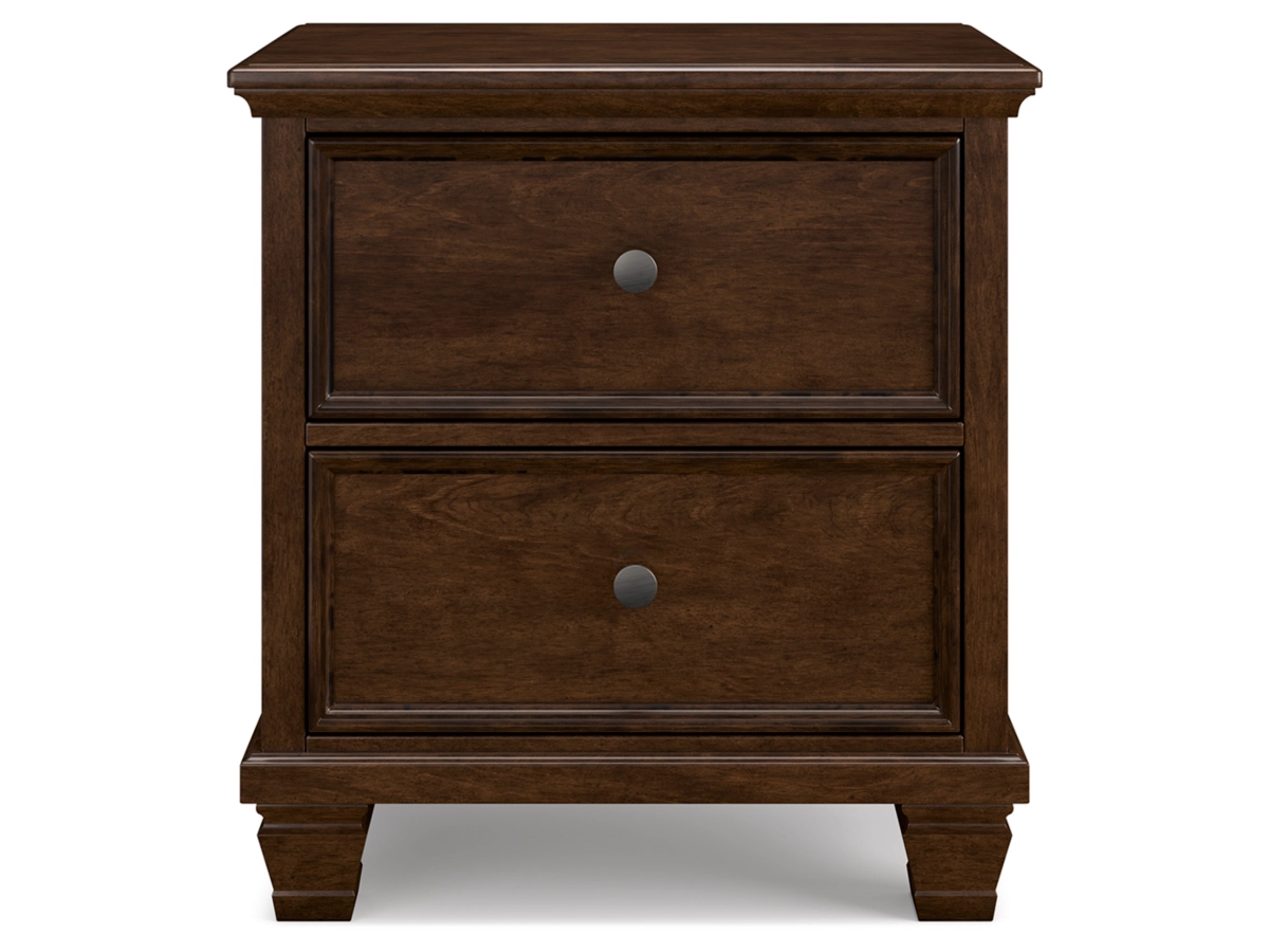 Danabrin Panel Bed with Mirrored Dresser, Chest and 2 Nightstands