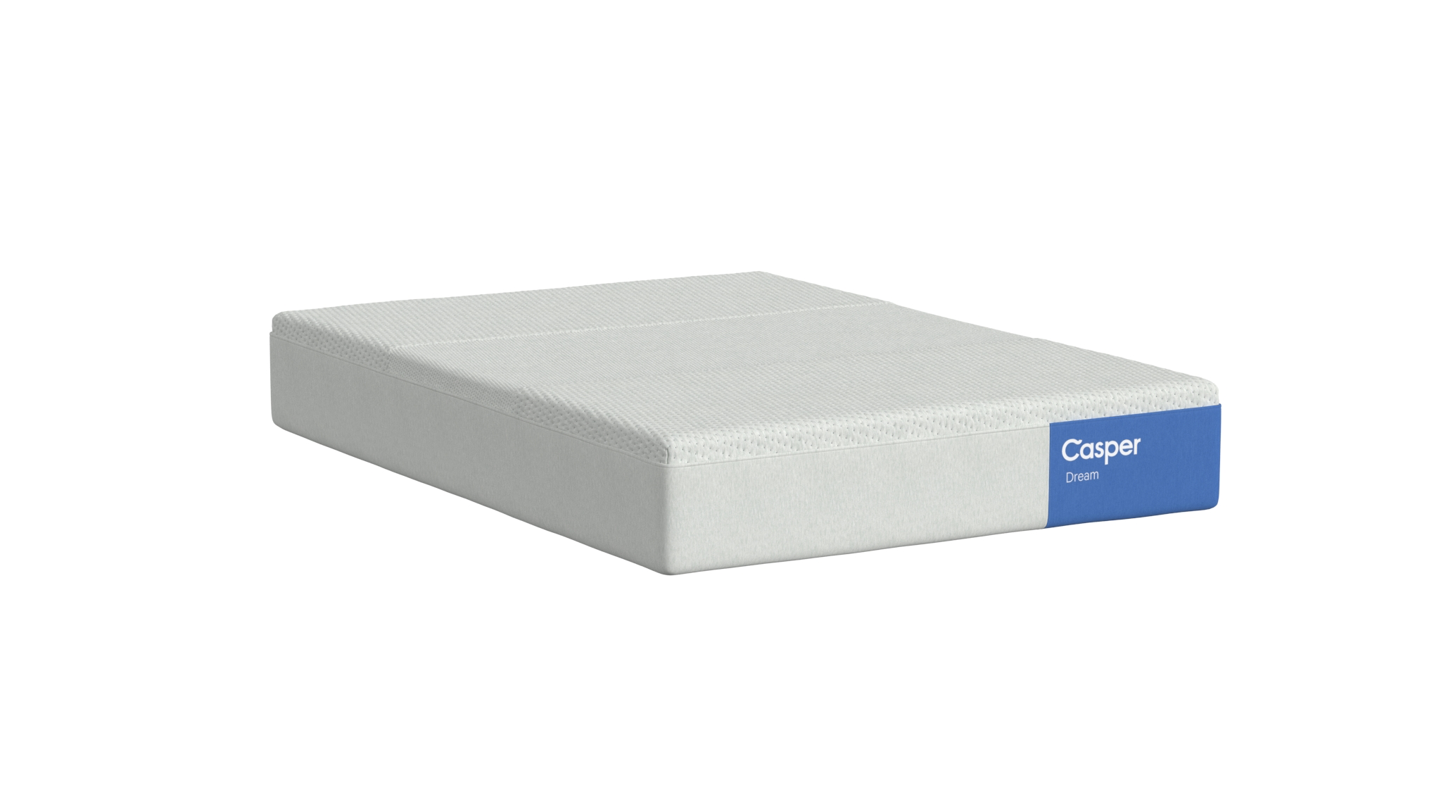 Angled view of Dream 12” Mattress by Casper | Breathable Breathe Flex Foam and motion-isolating coils