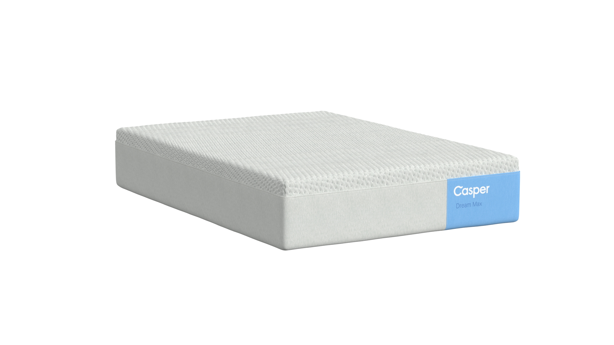 Angled view of Dream Max Mattress by Casper | Ultra-breathable foam and Flex Coils for motion isolation