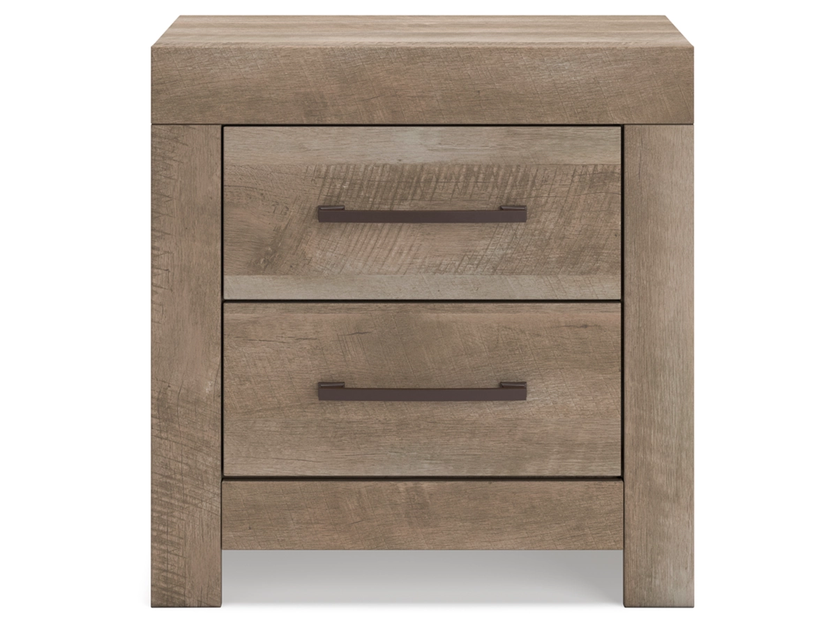 Gachester Panel Bed with Mirrored Dresser, Chest and 2 Nightstands
