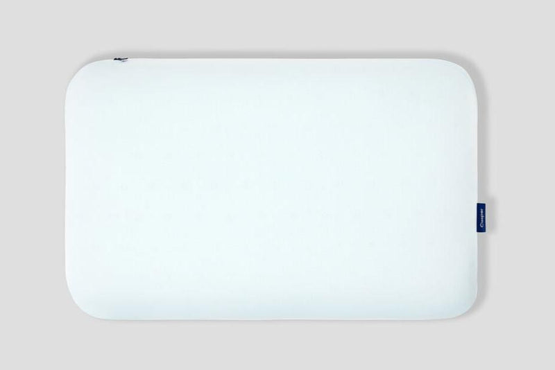Hybrid Snow Pillow by Casper | CoolTouch Cover, HeatDelete™ Bands, and foam support for cooler sleep
