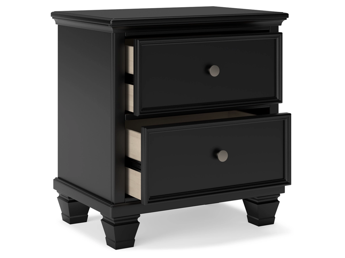 Lanolee Panel Bed with Mirrored Dresser, Chest and 2 Nightstands