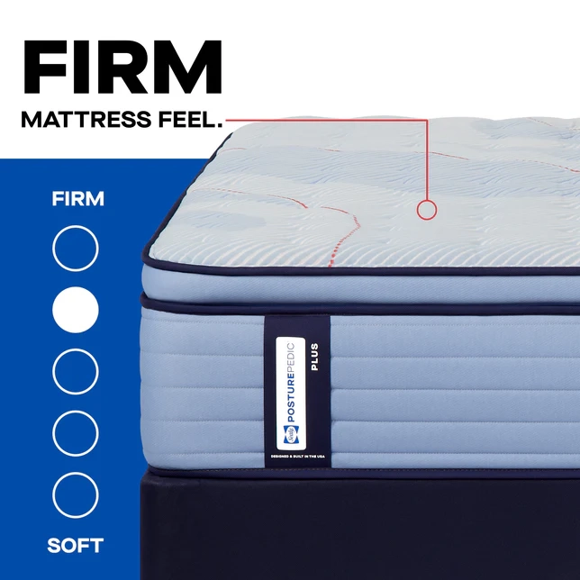 PosturePedic® Paterson II Firm Euro Pillowtop Mattress by Sealy