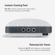BEDGEAR Storm Pillow Air-X ventilation