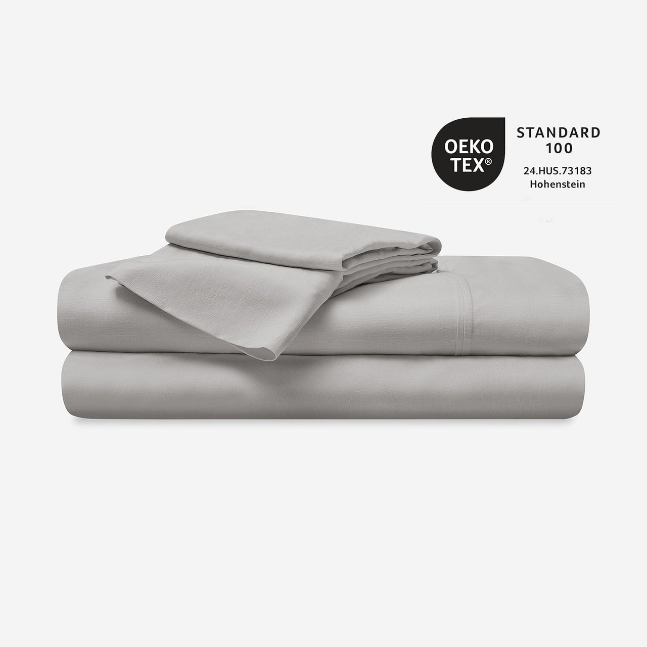 BEDGEAR Hyper-Linen Performance Sheet Set - Light Grey product shot