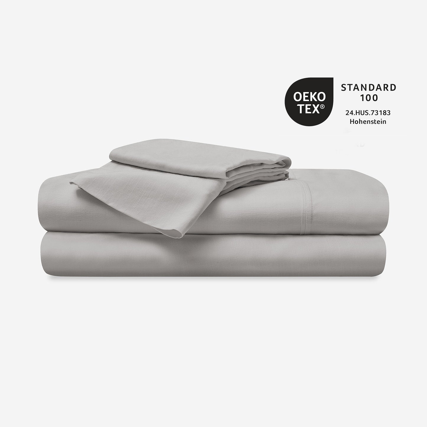 BEDGEAR Hyper-Linen Performance Sheet Set - Light Grey product shot