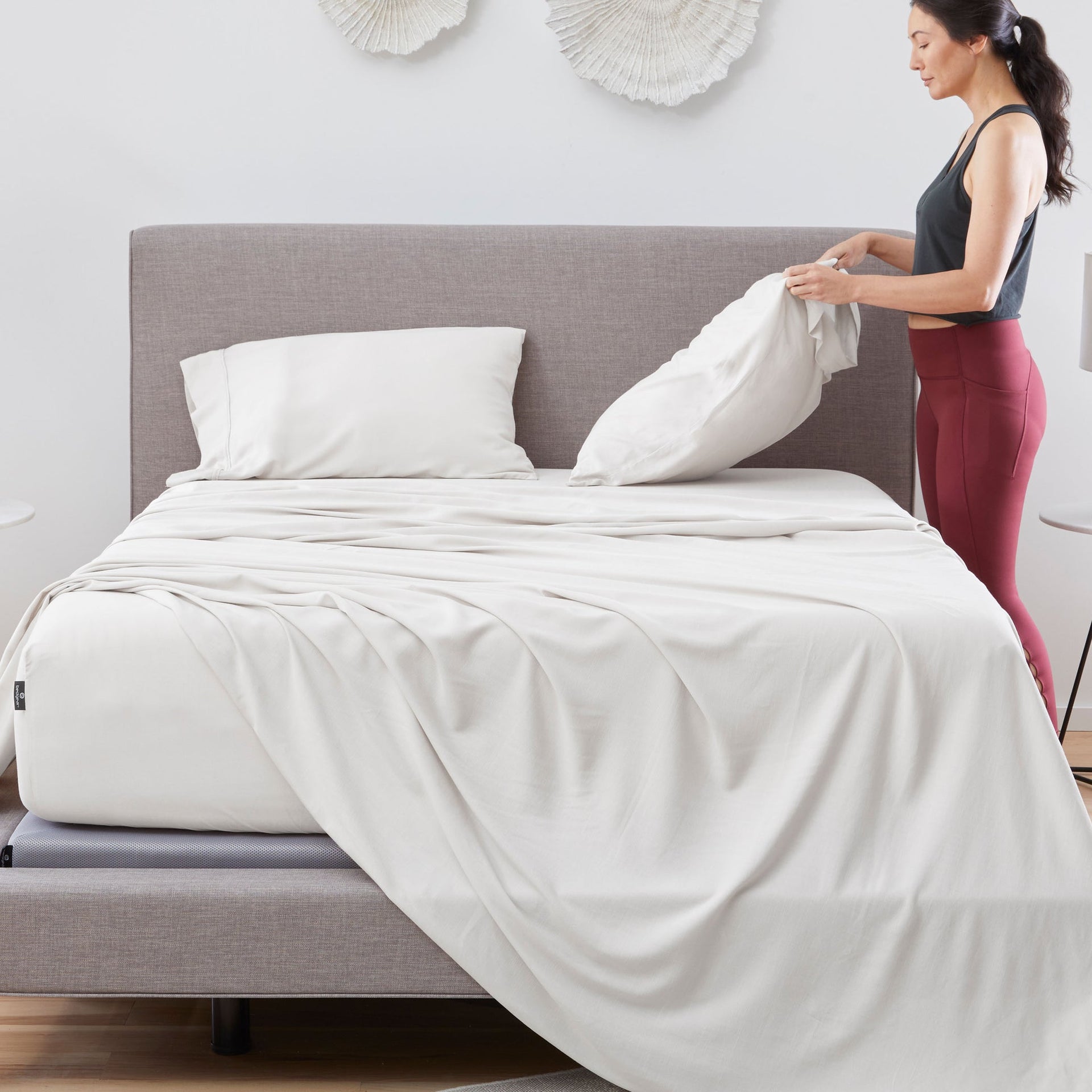 BEDGEAR Hyper-Linen Performance Sheet Set - Bright White lifestyle